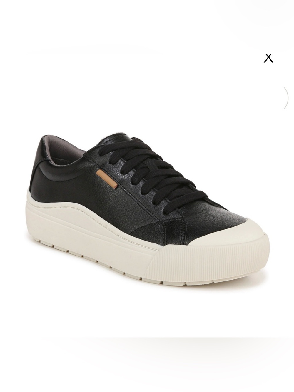 Dr Scholls TIMW OFF PLATFORM SNEAKERS IN BLACK. SIZE 11.